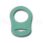 Nappring, MAM-ring aqua (transparent) till napphållare/nappband.
