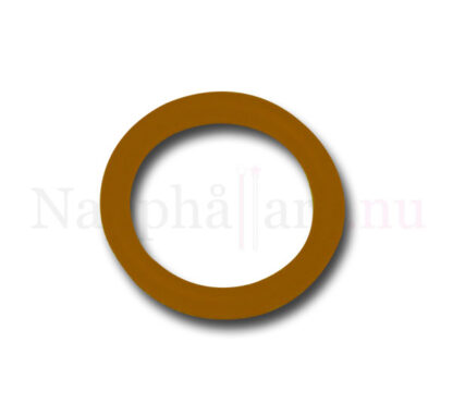 Nappring, brun (transparent, kolafärgad) o-ring